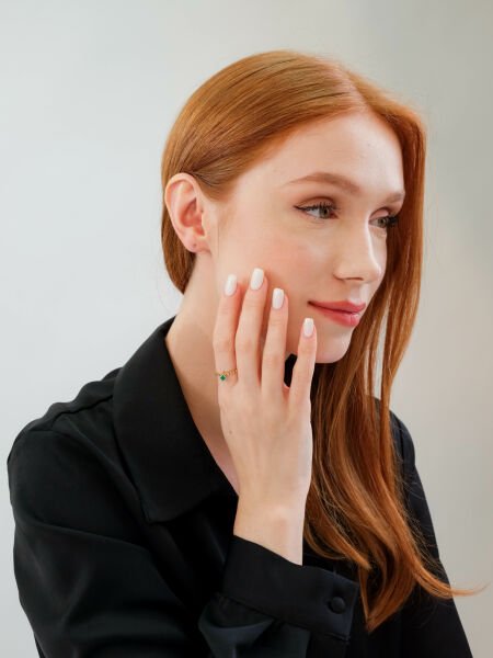 ALTIN SALLANTILI YONCA YÜZÜK