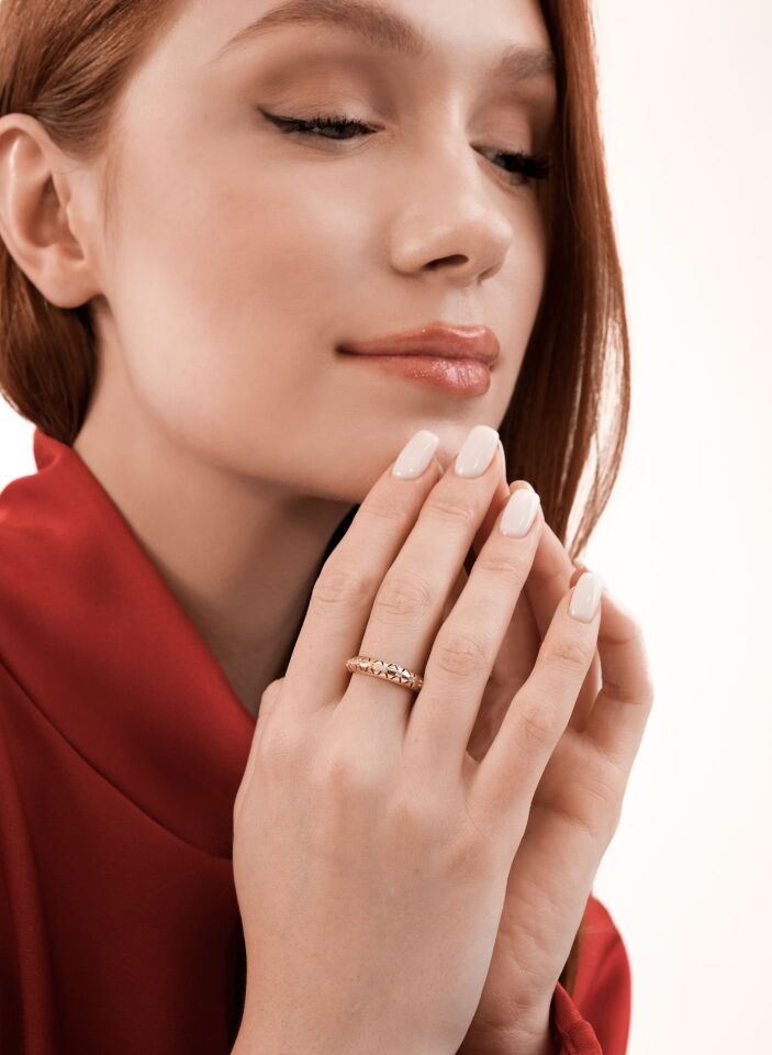 Altın Fizyon Circle Ring 12
