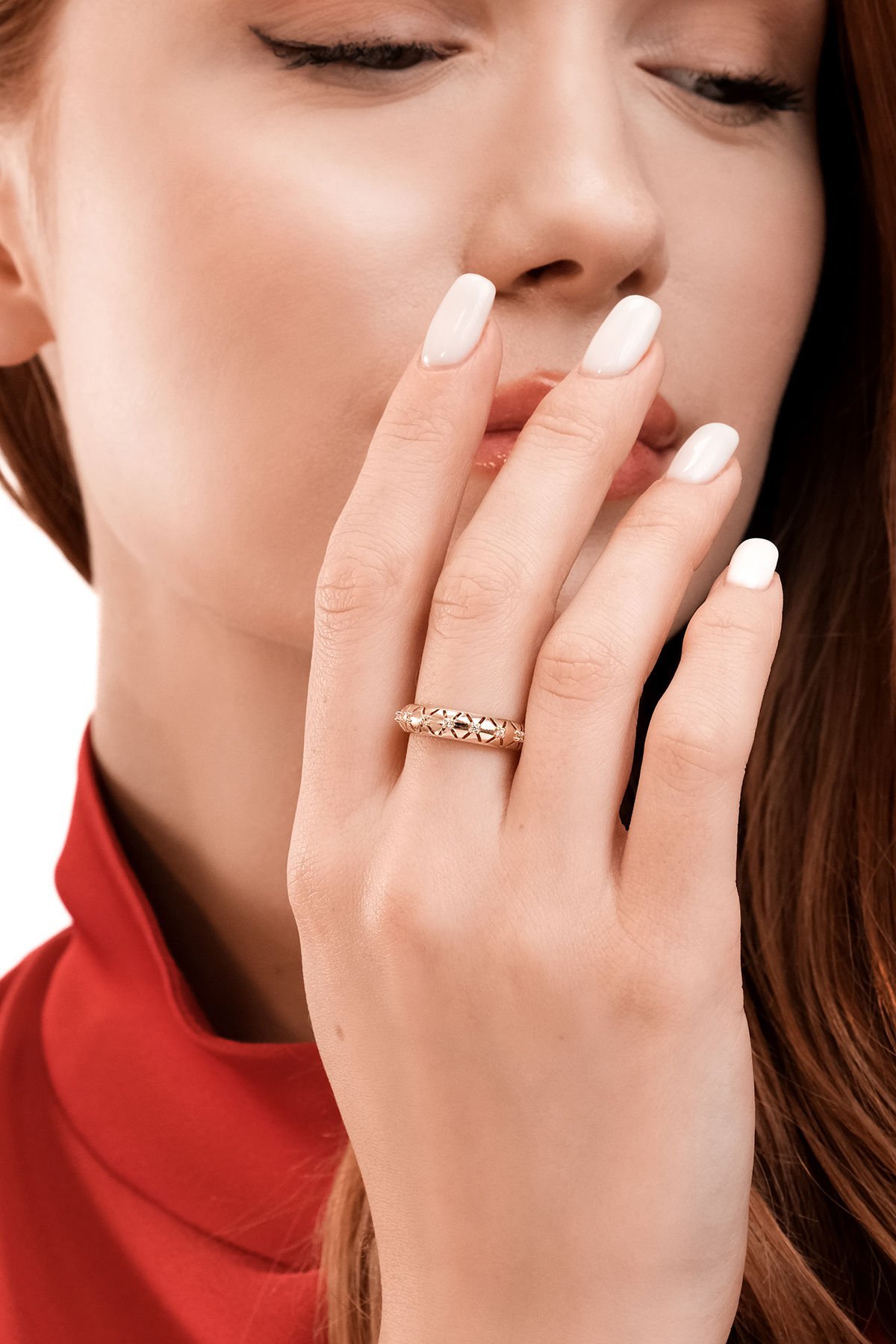Altın Fizyon Circle Ring 12
